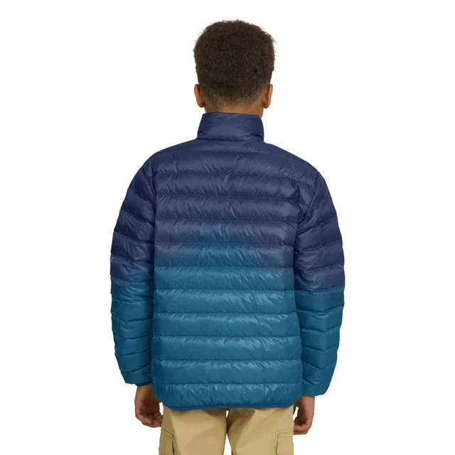 Eddie Bauer Boys Packable Jacket Size S 6/7 Blue - Image 3 of 4