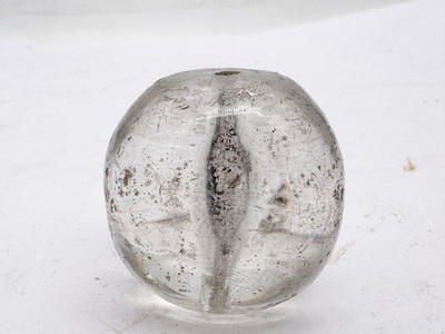 ANTIKE MUNDGEBLASENE GLASPERLEN KATZENAUGE DESIGN SELTEN VINTAGE SAMMLERSTÜCK