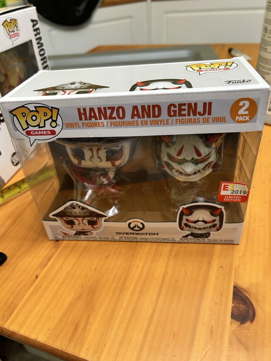 Funko POP! オーバーウォッチ ハンゾー ゲンジ 限定版 Amazon.com: Pop Funko Hanzo and Genji 2-Pack E3 2019 Limited