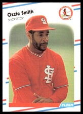 Ozzie Smith 1988 Fleer #47 Cardinals MLB READ FREE SHIPPING AutographDen