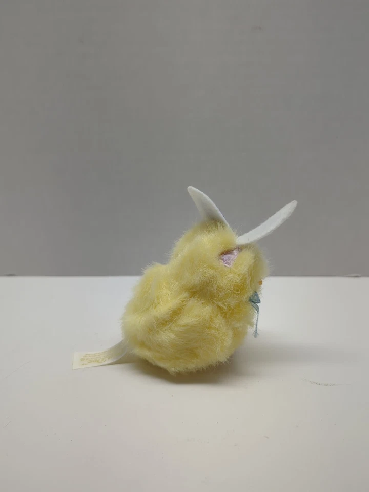 Vintage Dan Dee Chirping Palm Pet Chick Rabbit Bunny Ears Easter Basket Toy - Image 2 of 4