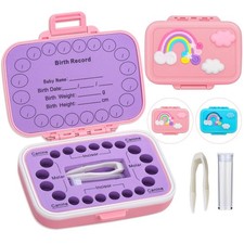 Tooth Holders for Kids Keepsake, Baby Teeth Keepsake Box, Tooth Saver, Tooth