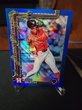 2025 Topps Holiday - Cam Smith RC Blue Metallic Glitter Holiday #H121 Astros