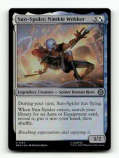 Sun-Spider, Nimble Webber 154 Marvel's Spider-Man MTG Foil NM