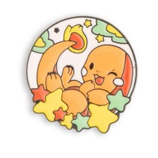 Pokemon Charmander Anime Fantasy Enamel Pin Cute Collectible Badge