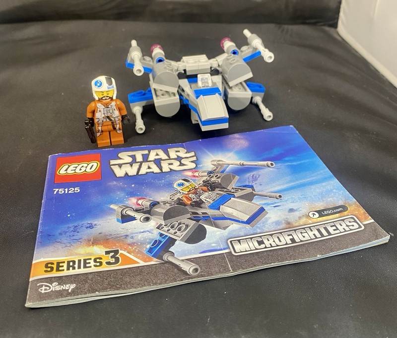 Lego Star Wars 75125 Resistance X-Wing Fighter Micro Fighter 100% Complete