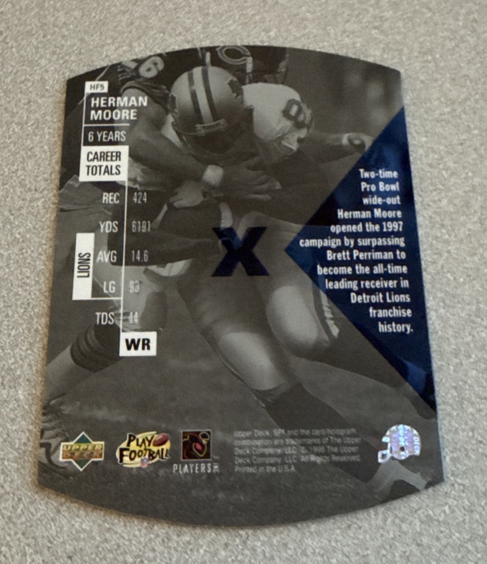 1998 SPx - Holofame Herman Moore #HF5 for sale online | eBay