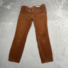 Pilcro The Letterpress Pants Womens 30 Orange Corduroy High Rise Skinny