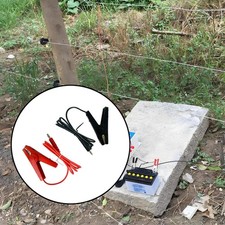 Electric Fence Wire Connectors Clip Charging Cable for Courtyard