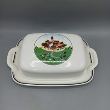 Villeroy & Boch Design Naif Butterdose - Vitro-Porzellan unbenutz ZustandN NEU