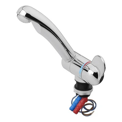 12V Einhebelmischer Wasserhahn Warm- und Kaltwasser Microschalter Chrom - Bild 1 von 4