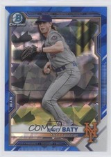 2021 Bowman Chrome Draft Sapphire Edition Brett Baty #BDC-130 6u5