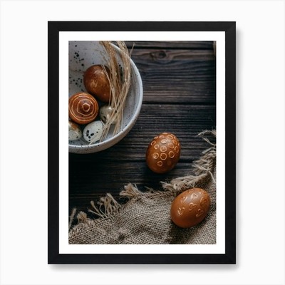 Ostereier 629 Kunstdruck gerahmt Wandbild Poster Leinwanddruck Bild