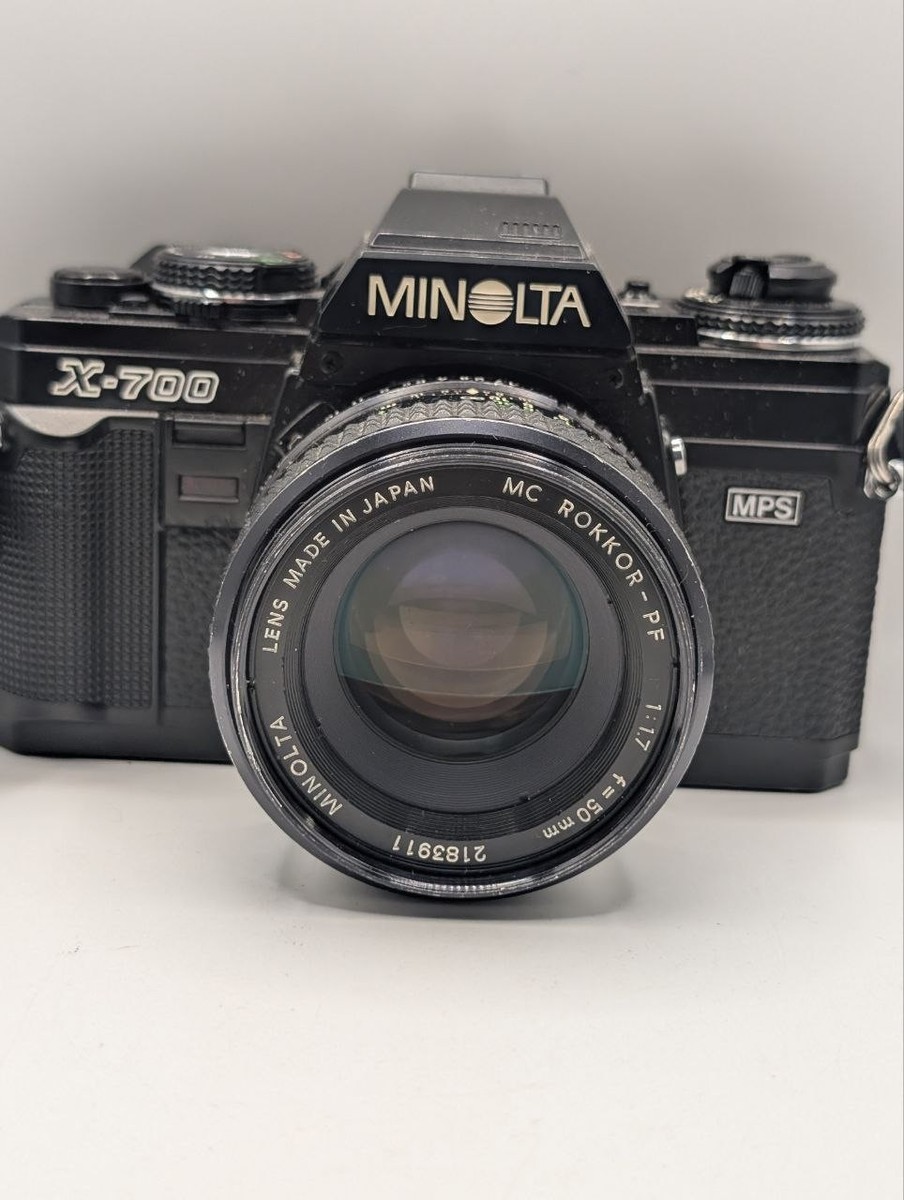 フィルムカメラ Minolta X-700 35mm Minolta MC 58mm F 1.7 Minolta X-700 – Brooklyn Film Camera