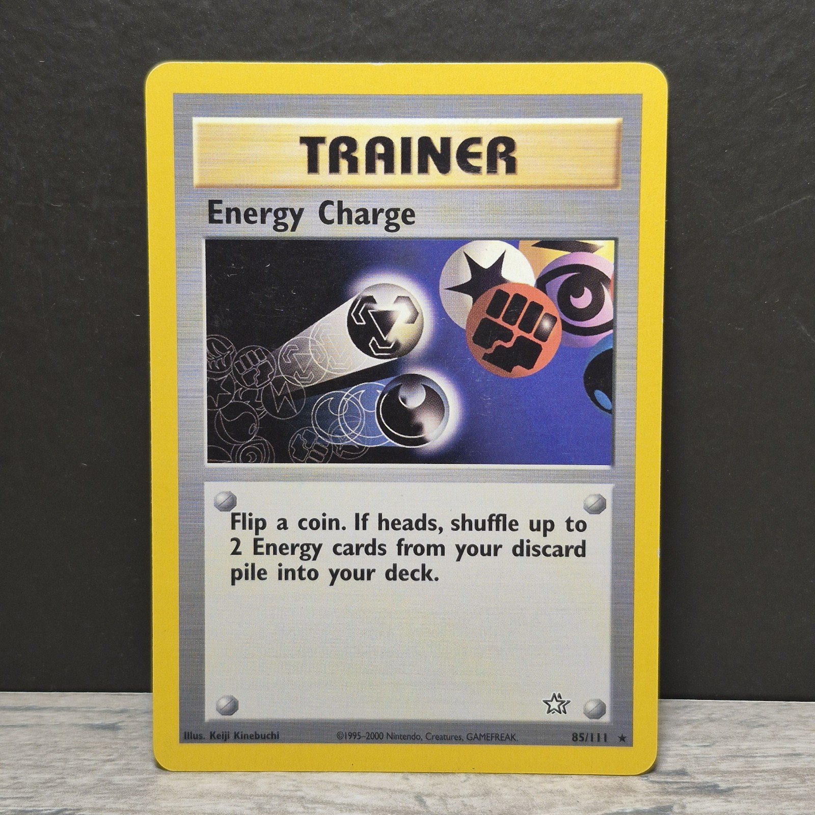 Energy Charge 85/111 Rare Neo Genesis Pokemon Unlimited Pokemon Card TCG WoTC