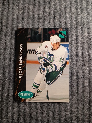 Geoff Sanderson [French] #57 1991 Parkhurst card