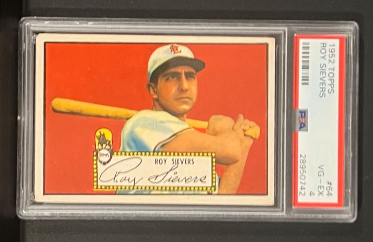1952 Topps Roy Sievers #64 PSA4