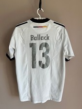Germany Home Football Shirt Adidas Vintage Soccer Size S BALLACK #13