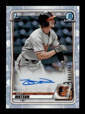 2020 Bowman Chrome #CPA-ZW Zach Watson Prospect Autographs Refractor #/499