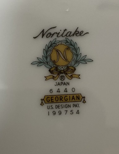Lot Of 5 Noritake Porcelain China 6440 Georgian Bread Plate 10.5 Inch Beautiful - Picture 11 of 11
