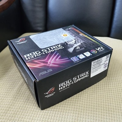 ASUS ROG STRIX H370-I GAMING :  LGA1151 H370 DDR4 WIFI Mini-ITX, Full Box