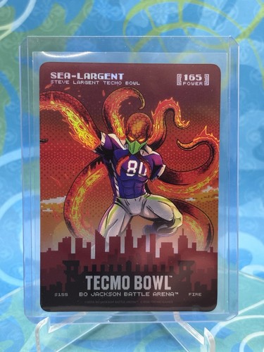 2026 Bo Jackson Battle Arena Tecmo TCG Sea-Largent Skyline Fire 165 Pwr