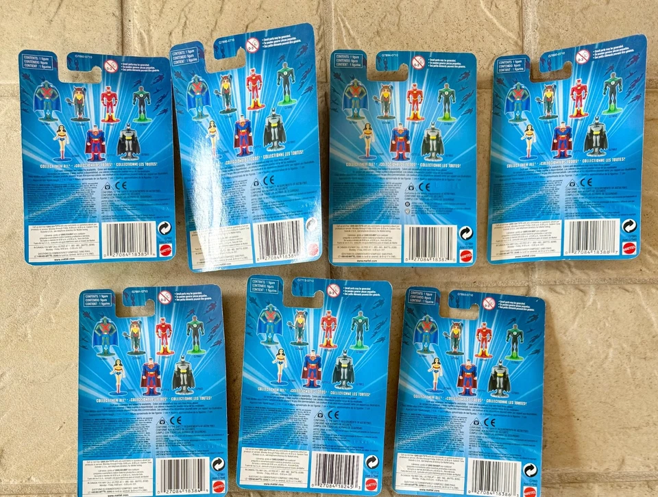 Lote de 7 figuras Justice League Unlimited DIE-CAST Metal DC Mattel Foto 3 de 4