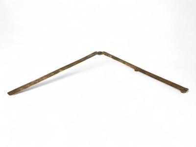 Antique Folding Brass 2 Foot Rule, By Higgison Map Navigation Sailing Tool 