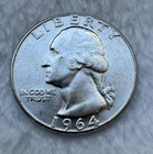 1964 Washington Quarter - Silver - UNC - DDO - INV#8951