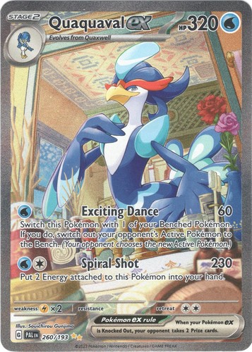Quaquaval ex 260/193 - Paldea Evolved Special Illustration Rare Pokemon NM/M