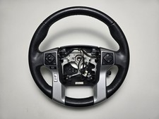 2014 - 2021 Toyota Sequoia Leather Steering Wheel (OEM) Black w/ Audio & Cruise 