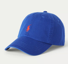 Polo Ralph Lauren Men's One Size Cotton Chino Adjustable Ball Cap Royal Blue