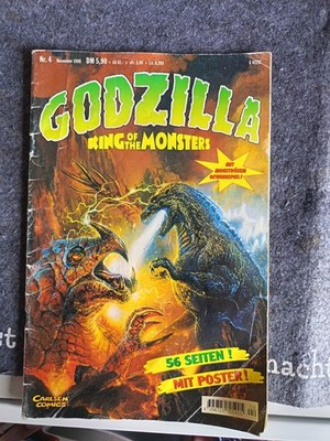 GODZILLA - KING OF THE MONSTERS Nr4 +Poster (Carlsen Comics 1998) Deutsch RAR