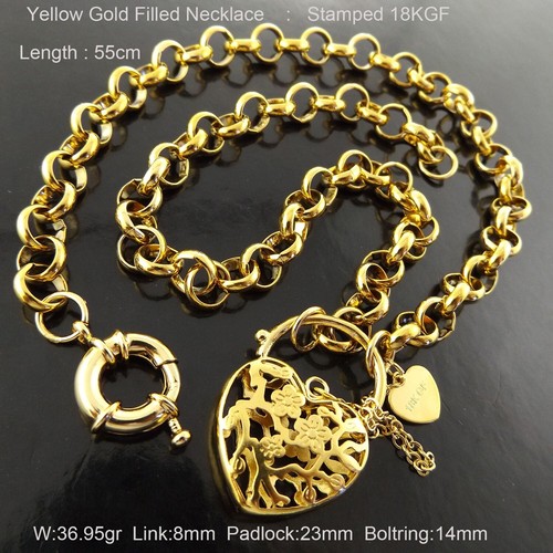 Vintage Tiffany And Co Padlock Necklace In 18k Yellow Gold At | Tiffany Necklace - Foto 8