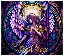 20oz Sublimation Tumbler Wrap Stained Glass Angel Ready To Press Transfer