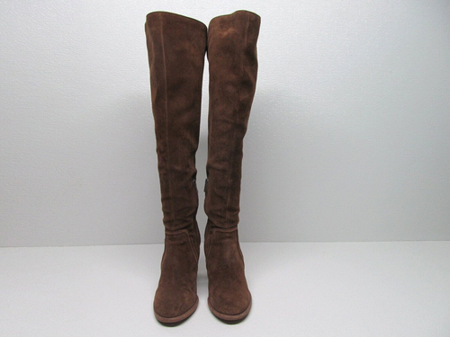 Vince Camuto Women's Melaya Over The Knee Boots Brown Suede size 10.5 M - Picture 8 of 12