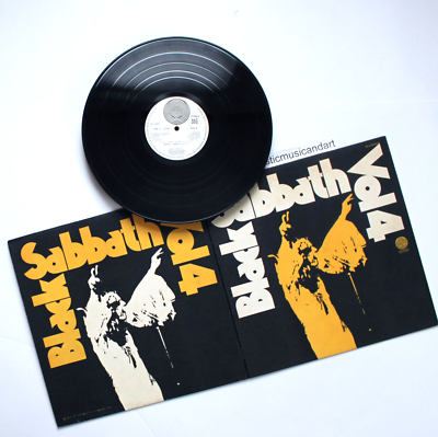 ORIGINAL 1972 WHITE LABEL BLACK SABBATH V 4 VINYL LP BOOK EX OZZY