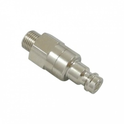 1x Verschlussnippel Rectus 21SBAW10MPN G 1/8 Stecker beidseitig absperrend 