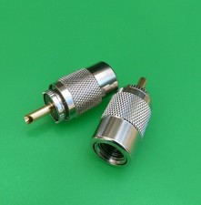  10 PCS UHF Male Twist-On Connector RG8U/RG8/RG213/RG214/LMR400