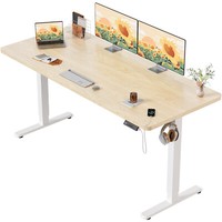 Gunji 100-160Cm HöHenverstellbarer Schreibtisch Elektrisch Stehtisch Mit Desktop