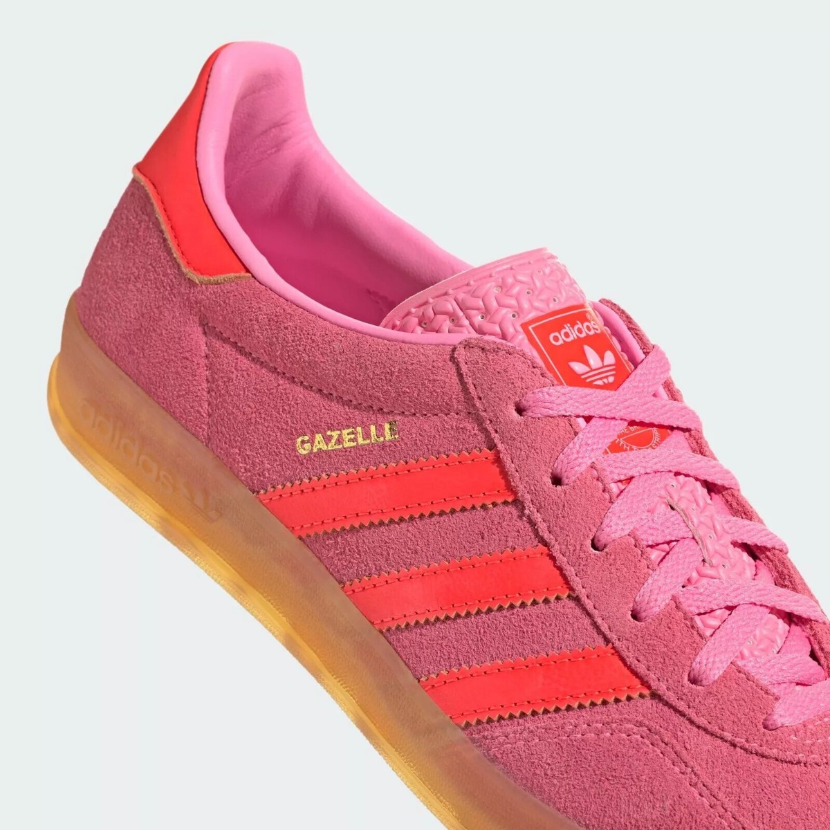 adidas Originals Gazelle Indoor Beam Pink/Soler Red/Gum adidas Originals Gazelle Indoor Beam Pink/Soler Red/Gum
