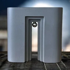 Large (10-3/4 inches) SICART Vessel Post-Modern (1980s) Sottsass Classic