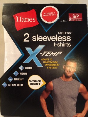 HANES Men's X-TEMP Sleeveless T-Shirts 