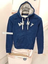 ABERCROMBIE  FITCH MELANIE FULL ZIP HOODIE SWEATSHIRT DARK BLUE WOMENS SIZE M
