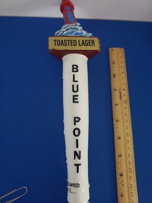 Blue Point Brewing Toasted Lager Beer Tap Handle 14  Tall pull keg Long Island