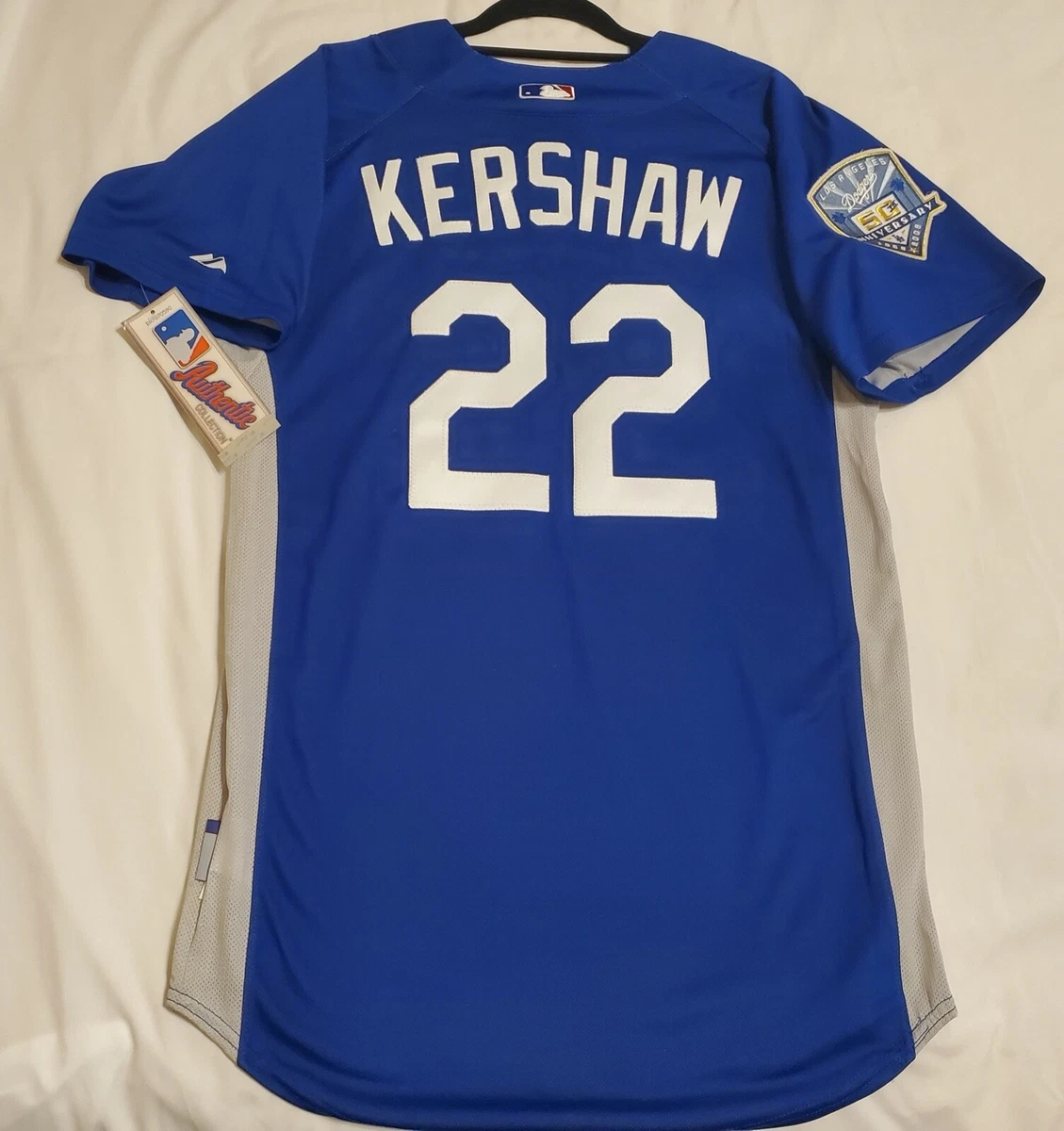 AUTHENTIC 54 3XL LOS ANGELES DODGERS, CLAYTON KERSHAW Cool Base ROOKIE  Jersey