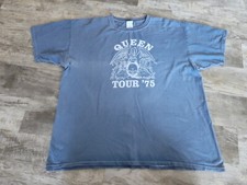 2005 QUEEN Tour '75 Graphic Logo Rock Music Band T-Shirt Sz 2XL XXL