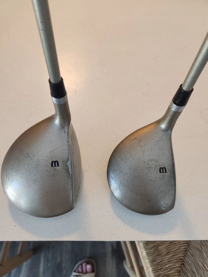 LADY Wilson ProStaff Doble Metal 3-W y 5 W Eje Flexible Regular Buen Agarre Derecha Foto 4 de 4