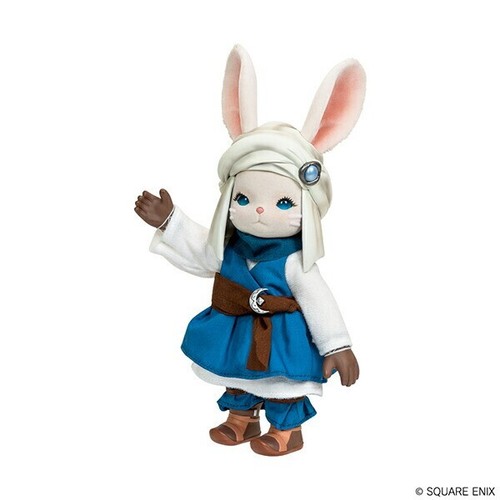 Final Fantasy XIV Flocked Figurine Loporrit Posable Figure Plush Plushie FF 14 - Picture 6 of 10