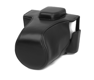 Camera Bag Case for Olympus E-M5 Mark II Faux Leather Black Bag CC1375a